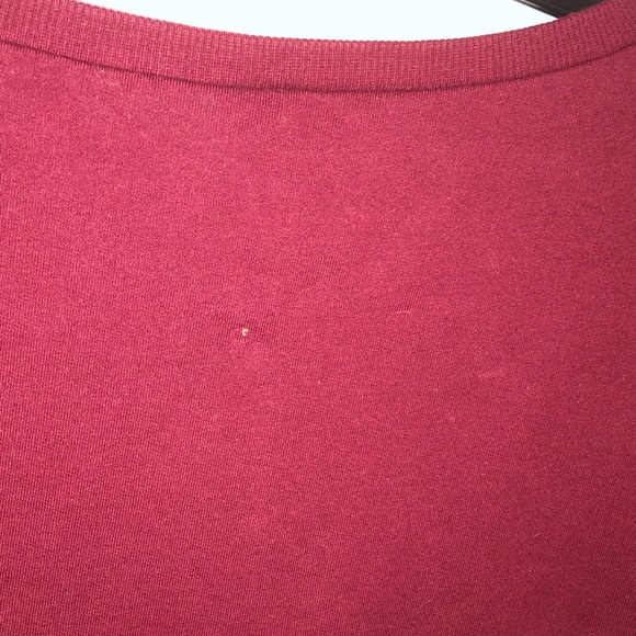H&M Maroon ‘New York’ Long Sleeve Top - Picture 3 of 3